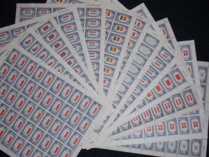 909-21 Overrun Countries - Full Sheets MNH *