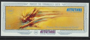 Aitutaki Scott 444 MNH! Endangers Earth!