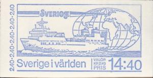 Sweden Booklet #1378-1383