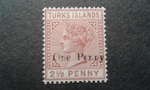 Turks Isl #55 mint hinged