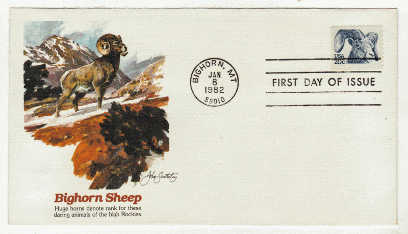 USA First Day Cover # 1949 - Bighorn Sheep - Fleetwood