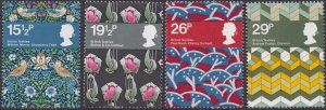 996-999 Textile Designs MNH