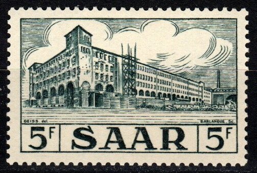 Saar #235 MNH  CV $4.75 (X8752)