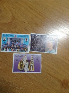 Belize  # 383-85  MNH