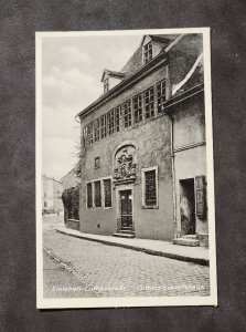 WW2 WWII German Third Reich photo postcard Germany Martin Luthers Birth house