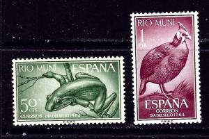 Rio Muni 44-45 MH 1964 issues