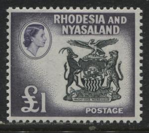 Rhodesia QEII £1 from 2nd set mint o.g.