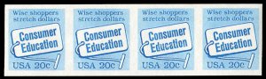 United States, 1930-Present #2005a Cat$170, 1982 20c Consumer Education, impe...