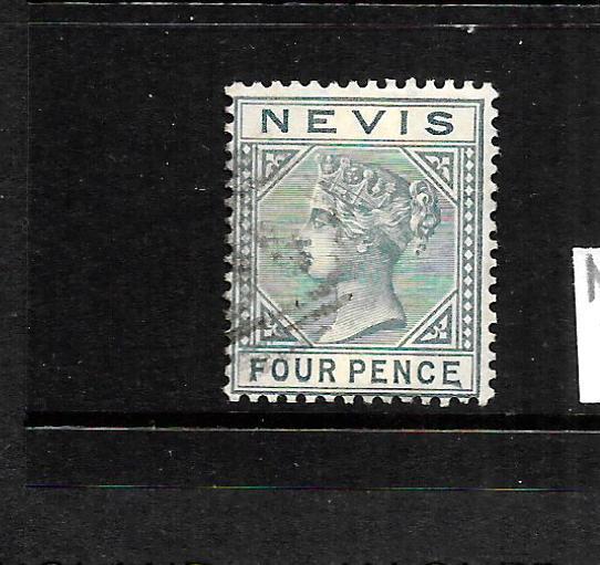 NEVIS  1882-90  4d  QV    FU    SG 30  