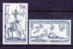 French Southern & Antarctic FSAT 84-85 MNH 1979 Ships Bourdais Doudart de Lagree