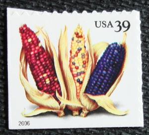 US #4008 MNH Booklet Single, Corn, SCV $.90 L12