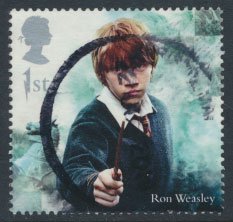 Great Britain SG 4145 Sc# 3784  Used  Harry Potter Ron Weasley