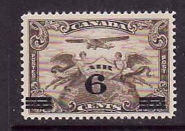 Canada-Sc#C3- id2511-unused NH 6c on 5c Airmail- 1932-