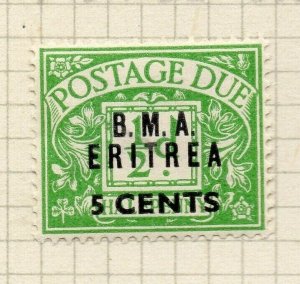 Great Britain Eritrea Optd 1948 Issue Fine Mint Hinged 5c. Surcharged NW-180204