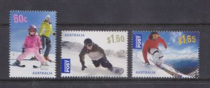 AUSTRALIA - 2011 SKIING - 3V - MINT NH