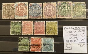 Rhodesia Used Selection #28//85- SCV=$25.90