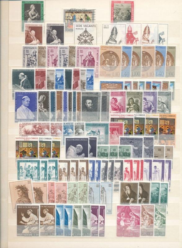 VATICAN OLD/Modern M&U Collection Approx 350+Items (Au13802