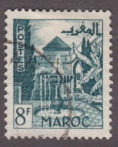 French Morocco 254 Meknes Garden 1949