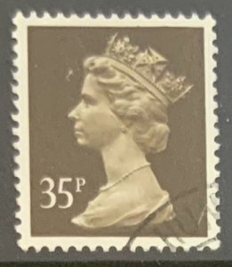 GB MACHIN 1988 35p PHOS PAPER. SGx988  USED