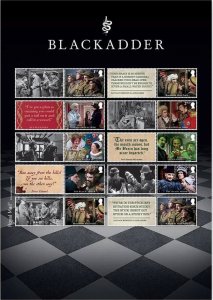 Great Britain 2023 MNH Collectors Sheet Stamps Blackadder TV Series Rowan Atkins