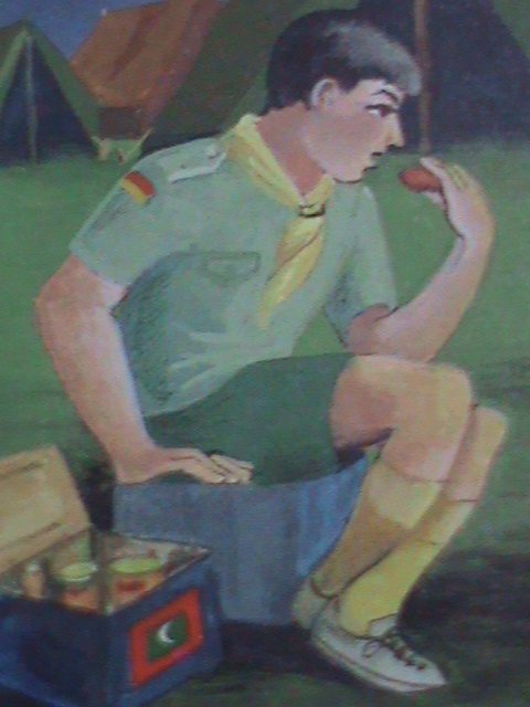 ​MALDIVES-1995-SC#2082-18TH ANNIVE;-WORLD SCOUT JAMBOREE-NETHERLANDS MNH S/S