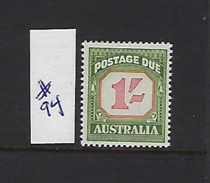 AUSTRALIA SCOTT #J94 1958-60 POSTAGE DUES 1SH - MINT NEVER HINGED