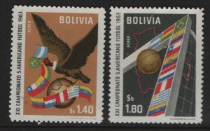 BOLIVIA,  C247-C248  MNH  SET