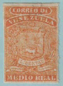 VENEZUELA 1  MINT HEAVILY HINGED OG * NO FAULTS VERY FINE! - TAH