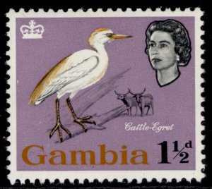 GAMBIA QEII SG195, 1½d lilac, M MINT.