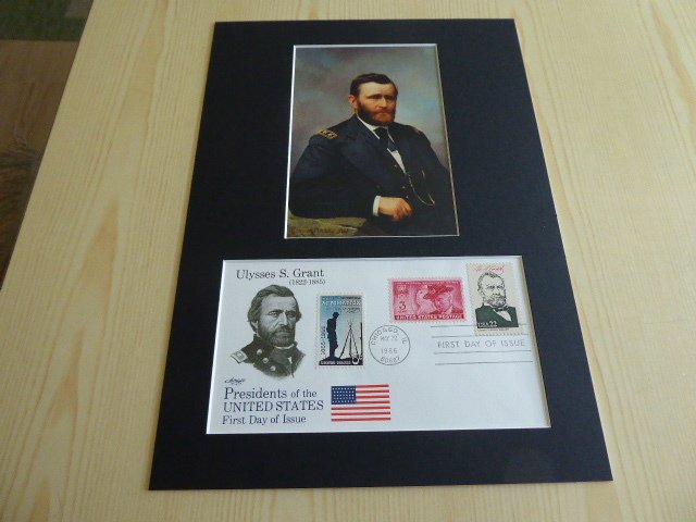 Ulysses S. Grant Civil War photograph and 1986 USA FDC