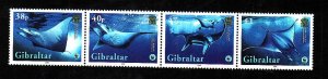 Gibraltar-Sc#1037-unused NH set-Marine Life-WWF-Giant Devil Ray-2006-