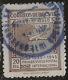 Bolivia ^ Scott # C104 - Used