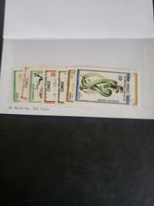 Stamps Congo Peoples Republic 243-50 never hinged