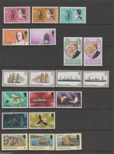 PITCAIRN ISLANDS  Queen Elizabeth Era collection  -values inccluded