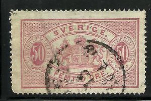 Sweden # O10, Used