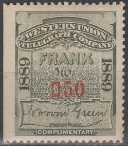 US #16T19 F-VF Unused (V2050)