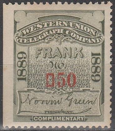 US #16T19 F-VF Unused (V2050)