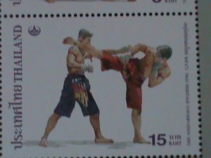 ​THAILAND -20003 SC#2069-72-THAI KICK BOXING -MNH S/S-VF-LAST ONE HARD TO FIND