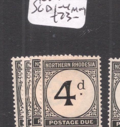 Northern Rhodesia Postage Due SG D1-4 MOG (1dek)