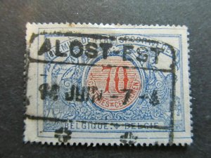 A3P22F172 Belgium Parcel Post and Railway Stamp 1902-14 70c used-