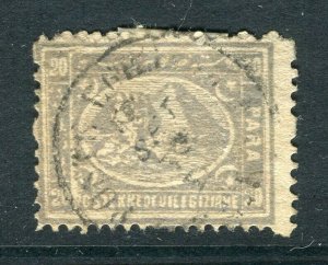 EGYPT; 1872-75 early classic Sphinx/Pyramid issue fine used Shade of 20pa. value