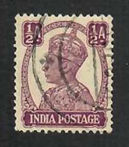 India;  Scott 169; 1942; Used