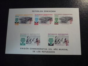 Stamps - Dominican Republic- Scott#B31-B33,CB19-CB20 - MNH Souvenir Sheet Imperf
