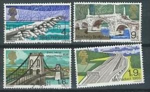 GB 1968 BRIDGES SET OF 4 USED SG 763-66 MI 481-84 SC 560-63 IV 506-09