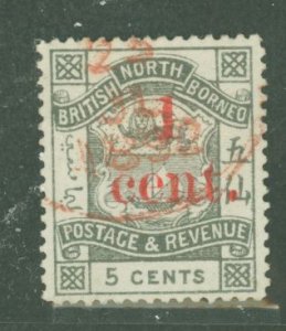 North Borneo #57 Used Single