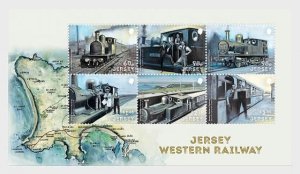 Jersey - Postfris/MNH - Sheet Jersey Western Railway 2024