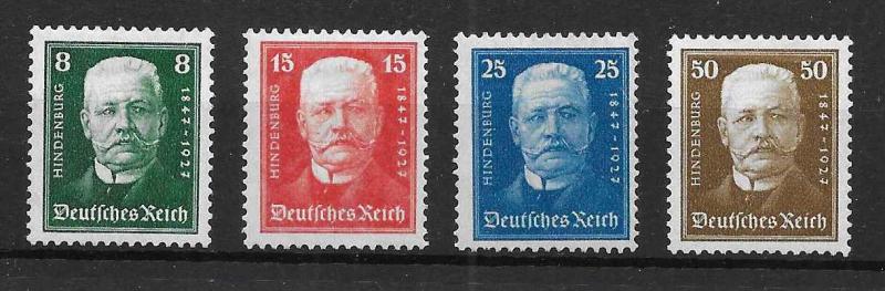 Germany B19-22 1927 Hindenburg set MH