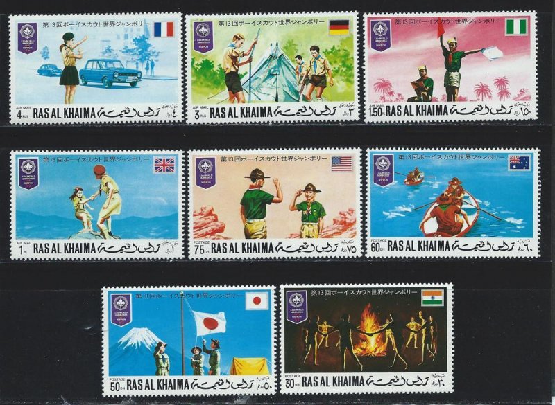 RAS AL KHAIMA MICHEL# 519-26  F-VF MNH 1971