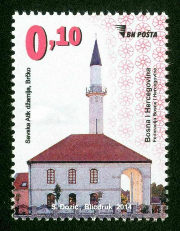 BOSNIA & HERZEGOVINA/2014, Religious Buildings, MNH 