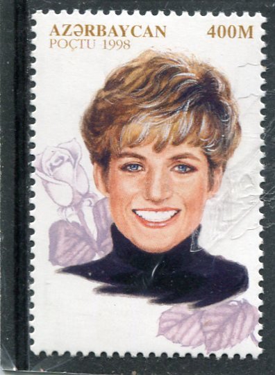 Azerbaijan 1998 PRINCESS DIANA 1 value  Perforated Mint (NH)